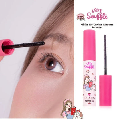 Flortte Mikko No Curling Mascara Remover Flt069 4ml 花洛莉亚卸睫毛膏除液MIKKO联名落利亚打底膏卸妆水女正品