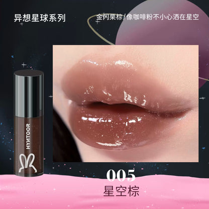 HYNTOOR Whimsical Planet Watery Lip Gloss 2g 黑兔异想星球唇蜜