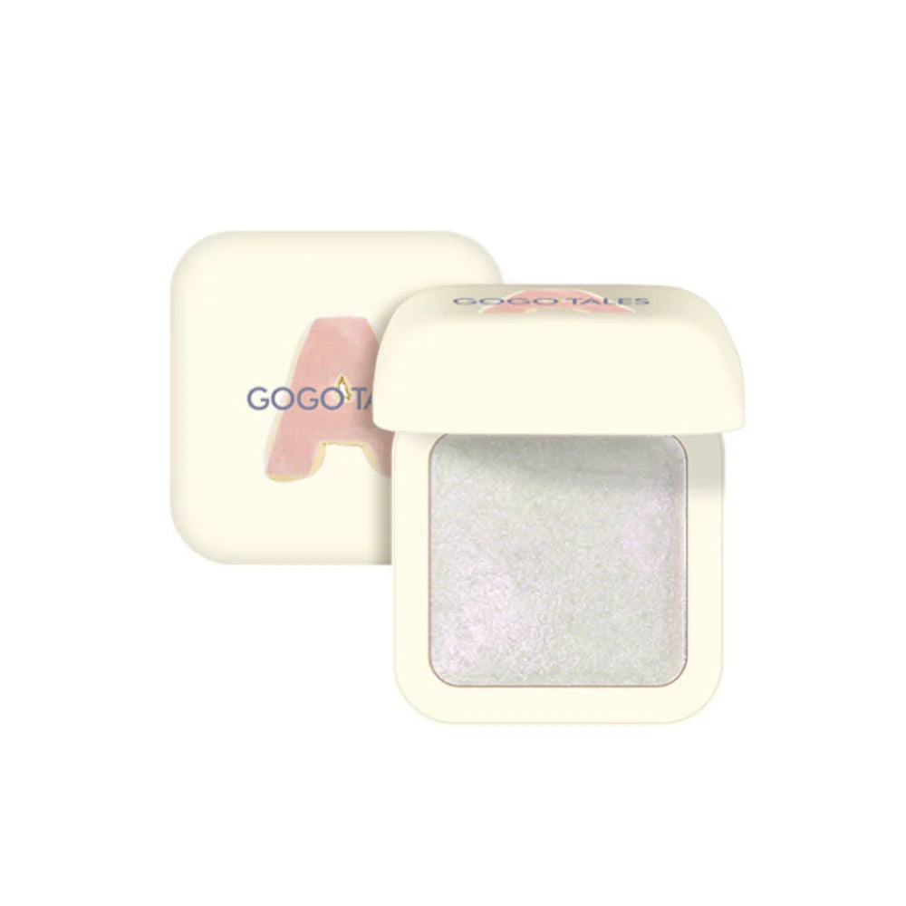 GOGOTALES Sweetheart Diamond Highlight Powder 10g 戈戈舞小白方高光修容盘甜心钻彩高闪粉