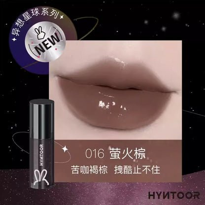 HYNTOOR Whimsical Planet Watery Lip Gloss 2g 黑兔异想星球唇蜜