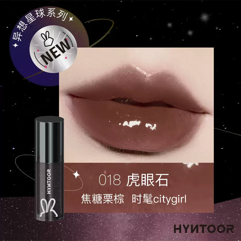 HYNTOOR Whimsical Planet Watery Lip Gloss 2g 黑兔异想星球唇蜜