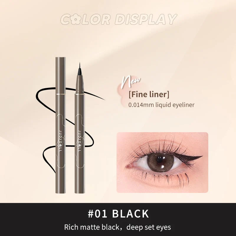 Judydoll Ultra-Fine Liquid Eyeliner  0.4g 橘朵眼线液笔极细防水不晕染持久棕色点痣