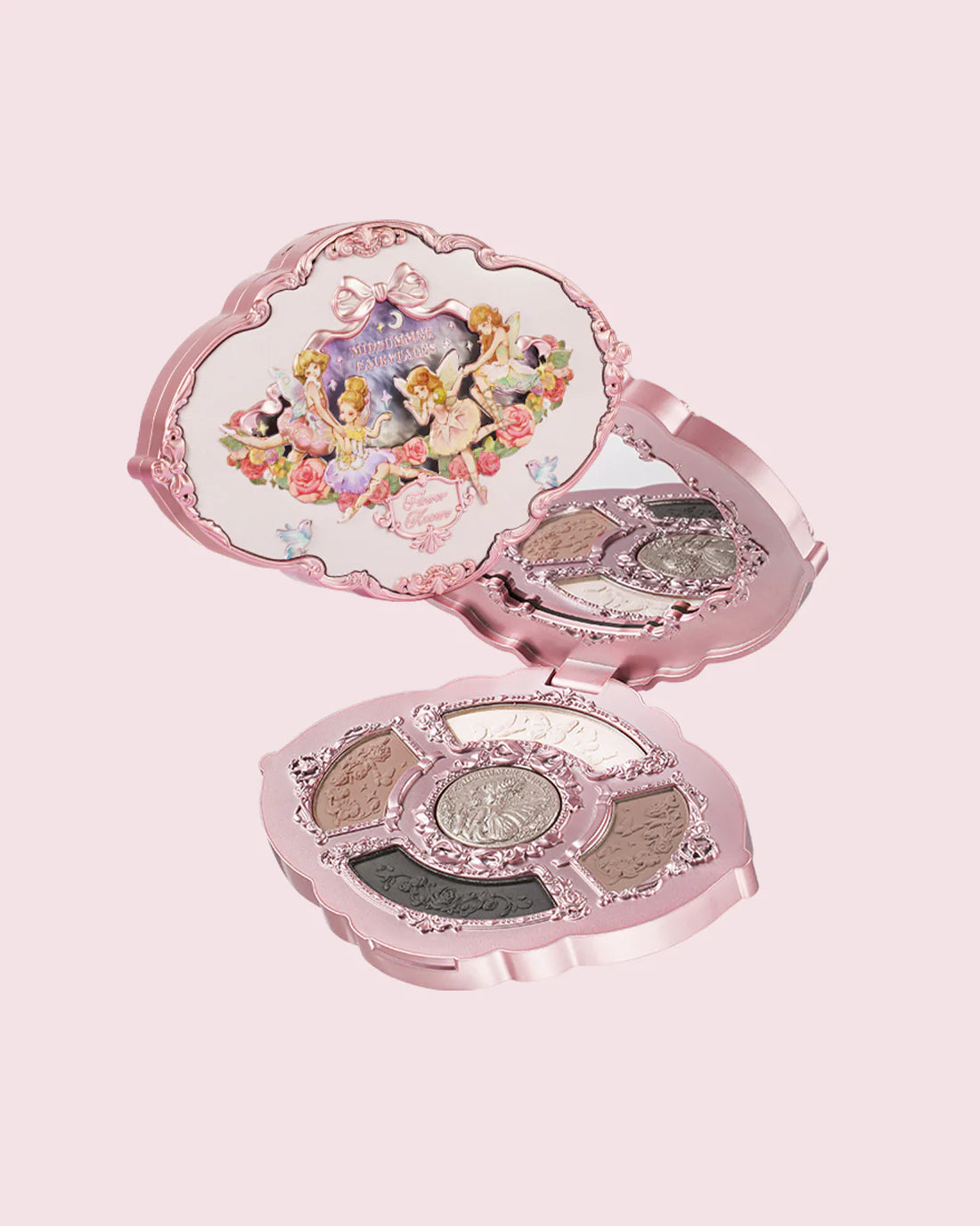 Flower Knows Midsummer Fairytales Embossed Five-Color Makeup Palette 6.5g 花知晓仲夏夜浮雕五色眼影