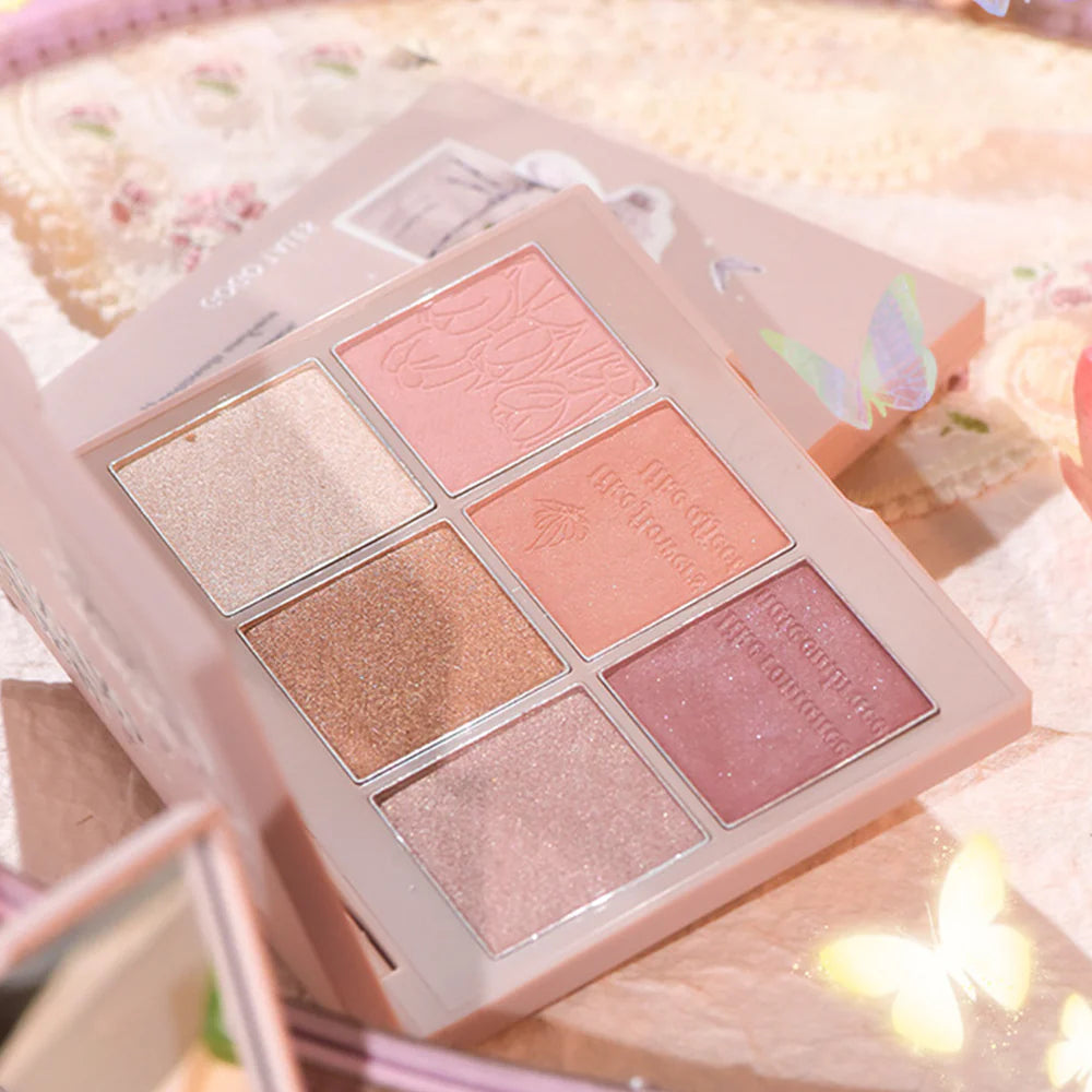 GOGOTALES Six-color Blush & Eyeshadow 27g 戈戈舞初绽粉雾六色腮红