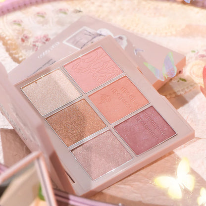 GOGOTALES Six-color Blush & Eyeshadow 27g 戈戈舞初绽粉雾六色腮红