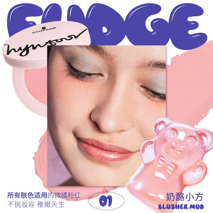 【新品】HYNTOOR Fudge Blusher Mud 3.8g 黑兔軟糖腮紅膏