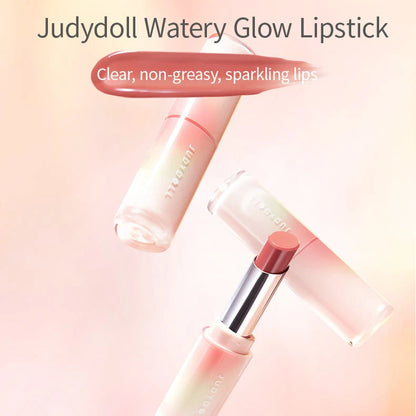 Judydoll Watery Glow Lipstick 3g 橘朵水光唇膏灵光口红玻璃嘟嘟唇滋润固体唇蜜镜面显白灵光唇釉