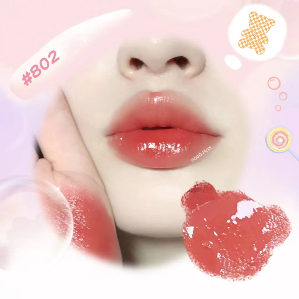 GOGOTALES Brickbear Mirror Water Gloss Lip Gloss 3.5g 戈戈舞布里克熊镜光水漾唇膏