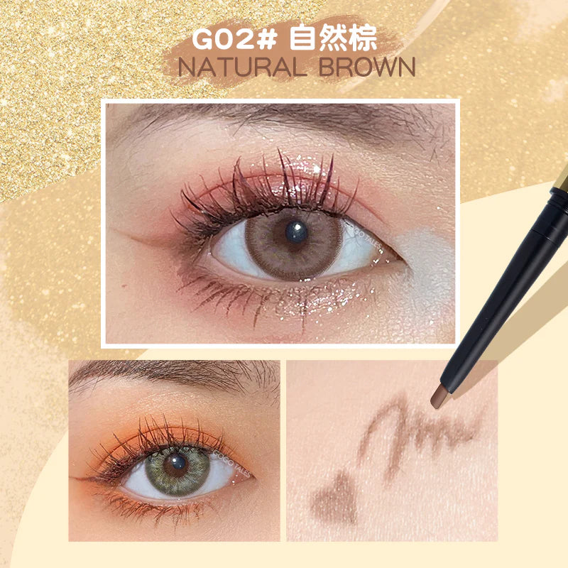 GOGOTALES Ultra-fine Eyeliner Gel Pen 0.08g 戈戈舞小扁头纤细小金钻眼线胶笔