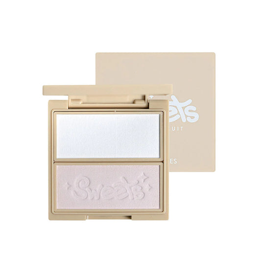 GOGOTALES Matte Highlighter Contour Palette 8g 戈戈舞焦光魅影双色高光粉