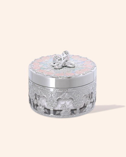 Flower Knows Swan Ballet Music box Loose Setting Powder 12g 花知晓天鹅芭蕾蜜粉散粉定妆