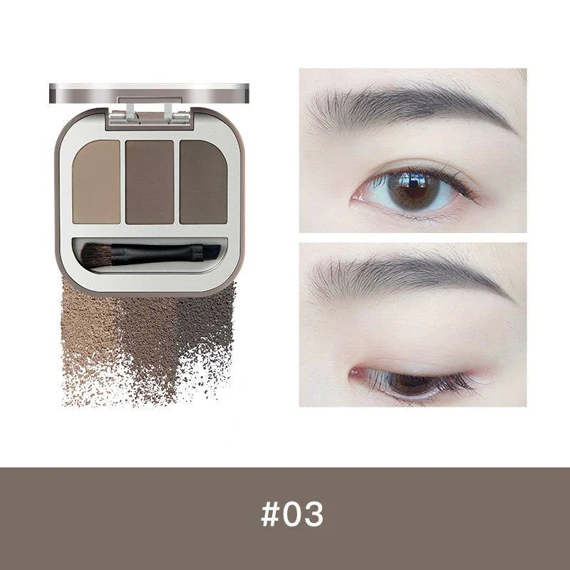 Judydoll 3 Shade Eyebrow Powder 2.4g 橘朵立体眉粉三色显色自然持久防水不脱色