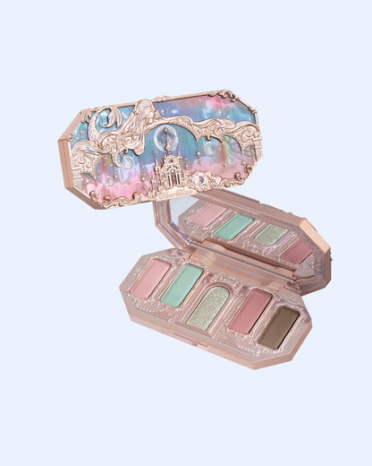 Flower Knows Moonlight Mermaid Five-Color Jewelry Eyeshadow Palette 6.3g 花知晓月光人鱼五色眼影