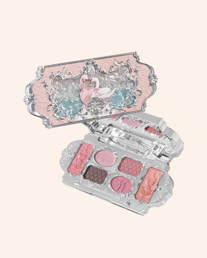 Flower Knows Swan Ballet Six-Color Makeup Palette 6.5g 花知晓天鹅芭蕾六色眼影盘