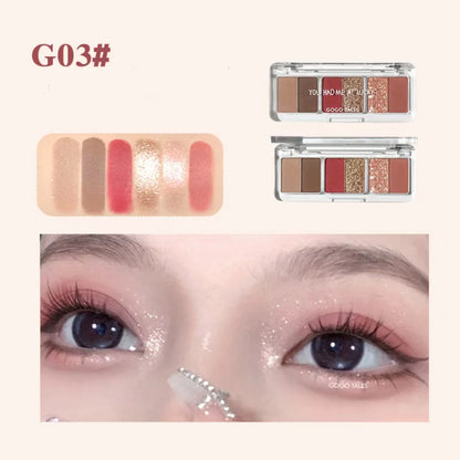 GOGOTALES Small Ruler Eye Shadow Palette 6.6g 戈戈舞小尺子眼影盘