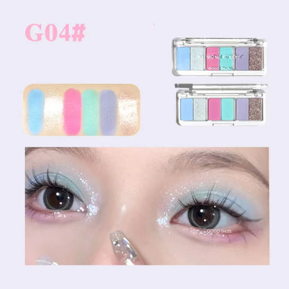 GOGOTALES Small Ruler Eye Shadow Palette 6.6g 戈戈舞小尺子眼影盘