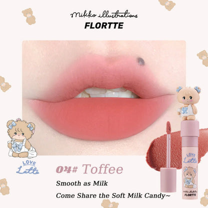 Flortte Mikko Lip Cream 2.3g 花洛莉亚奶糕唇霜花落利亚唇漆唇釉口红Mikko联名