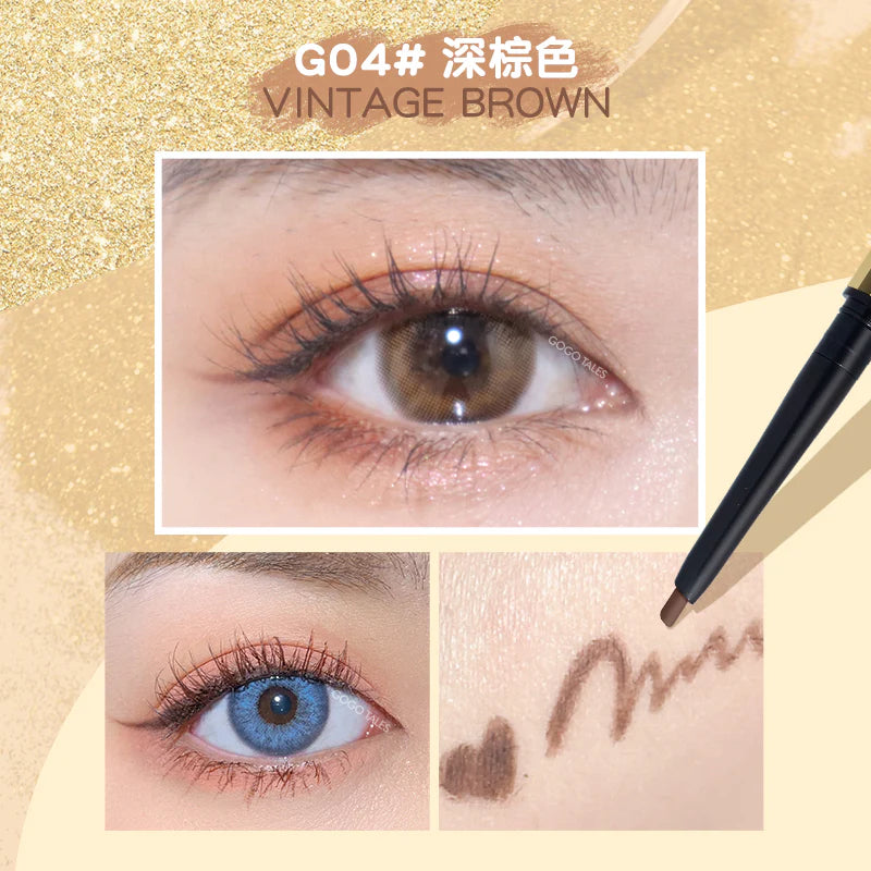 GOGOTALES Ultra-fine Eyeliner Gel Pen 0.08g 戈戈舞小扁头纤细小金钻眼线胶笔