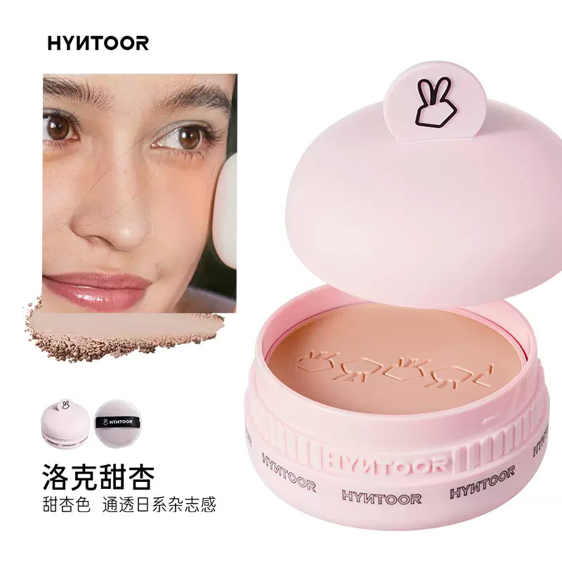 HYNTOOR Sandwich Pressed Powder or Powder Puff Blusher 2.5g/8g 黑兔马卡龙夹心粉饼or粉扑