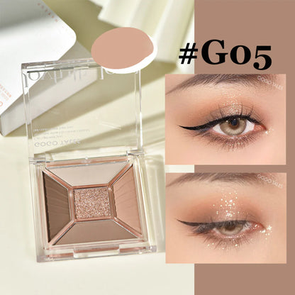 GOGOTALES 5-color Eyeshadow Palette 7g 戈戈舞玩妆雾线眼影盘