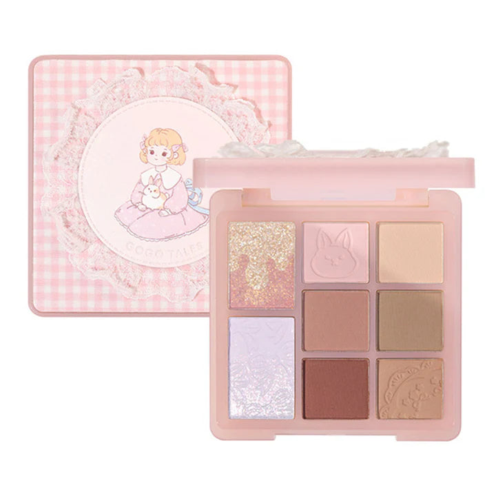 GOGOTALES Princess Matte Pearlescent Eyeshadow Palette11.5g 戈戈舞森系公主眼影盘