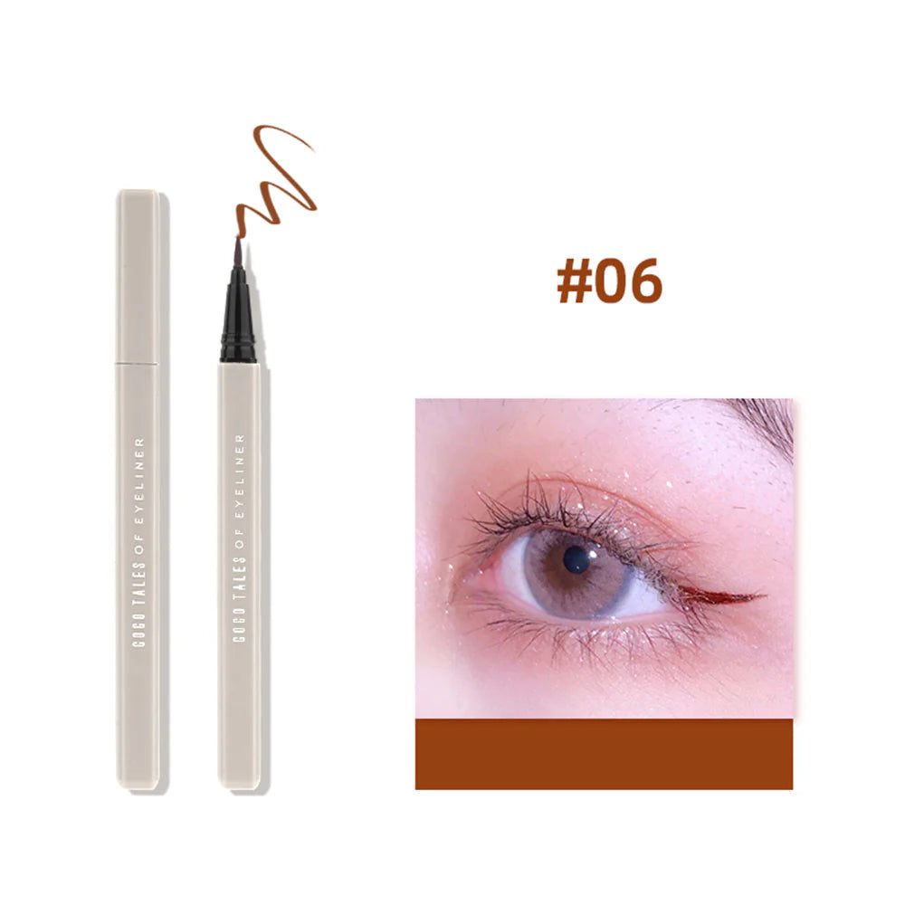 GOGOTALES Natural Black Fine Eyeliner 0.6g 戈戈舞精细持妆眼线笔