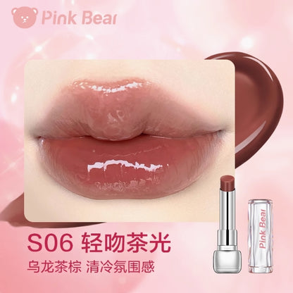 Pink Bear Sugar Glossy Lipstick 3.2g 皮可熊糖光口红