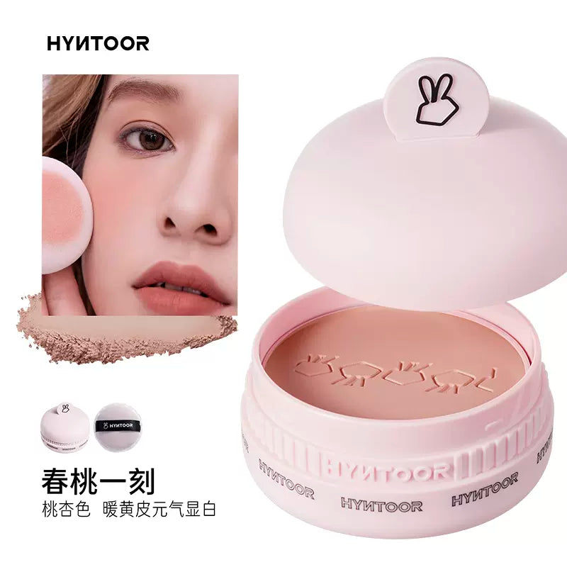 HYNTOOR Sandwich Pressed Powder or Powder Puff Blusher 2.5g/8g 黑兔马卡龙夹心粉饼or粉扑