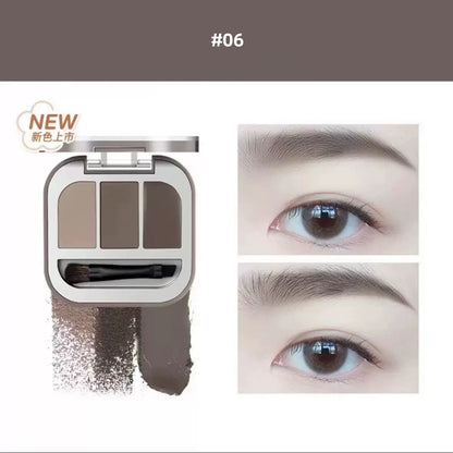 Judydoll 3 Shade Eyebrow Powder 2.4g 橘朵立体眉粉三色显色自然持久防水不脱色