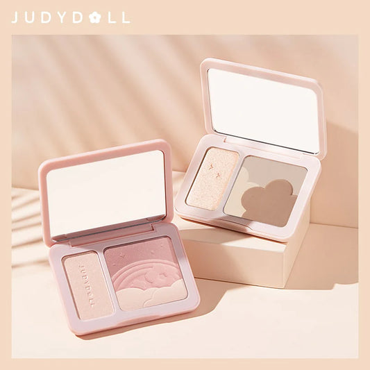 Judydoll Stereo Face Cosmetic Disc 8g 橘朵立体腮红高光修容一体眼影盘发际线轮廓鼻影综合盘