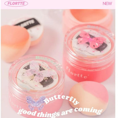 Flortte 【NEW!】Hello Beauty Airy Cream Blush 6g 花洛莉亚腮红膏04空气气垫落利亚洛丽亚晒红女膨胀收缩色