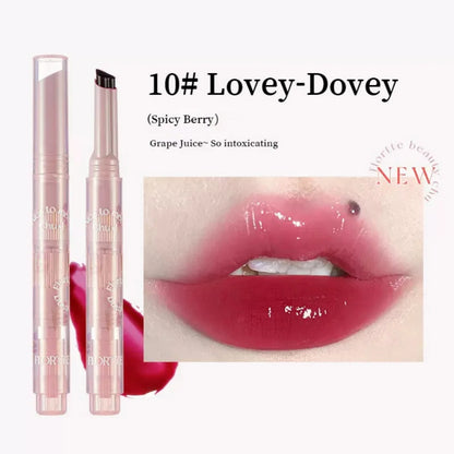 Flortte Nice To Meet Chu Jelly Lipstick1.4g 花洛莉亚初吻爱心棒果冻唇膏笔润唇膏镜面滋润水光唇釉口红