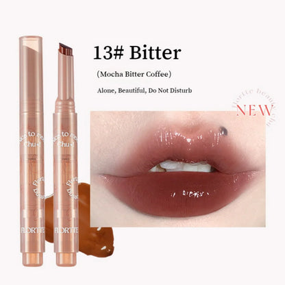 Flortte Nice To Meet Chu Jelly Lipstick1.4g 花洛莉亚初吻爱心棒果冻唇膏笔润唇膏镜面滋润水光唇釉口红