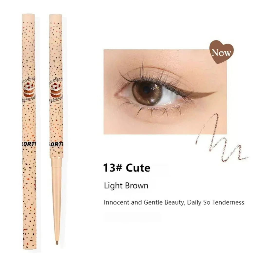 Flortte I Am Super Beauty Eyeliner Pencil 0.05g 花洛莉亚眼线胶笔怪美莉亚卧蚕阴影极细Bunny联名款