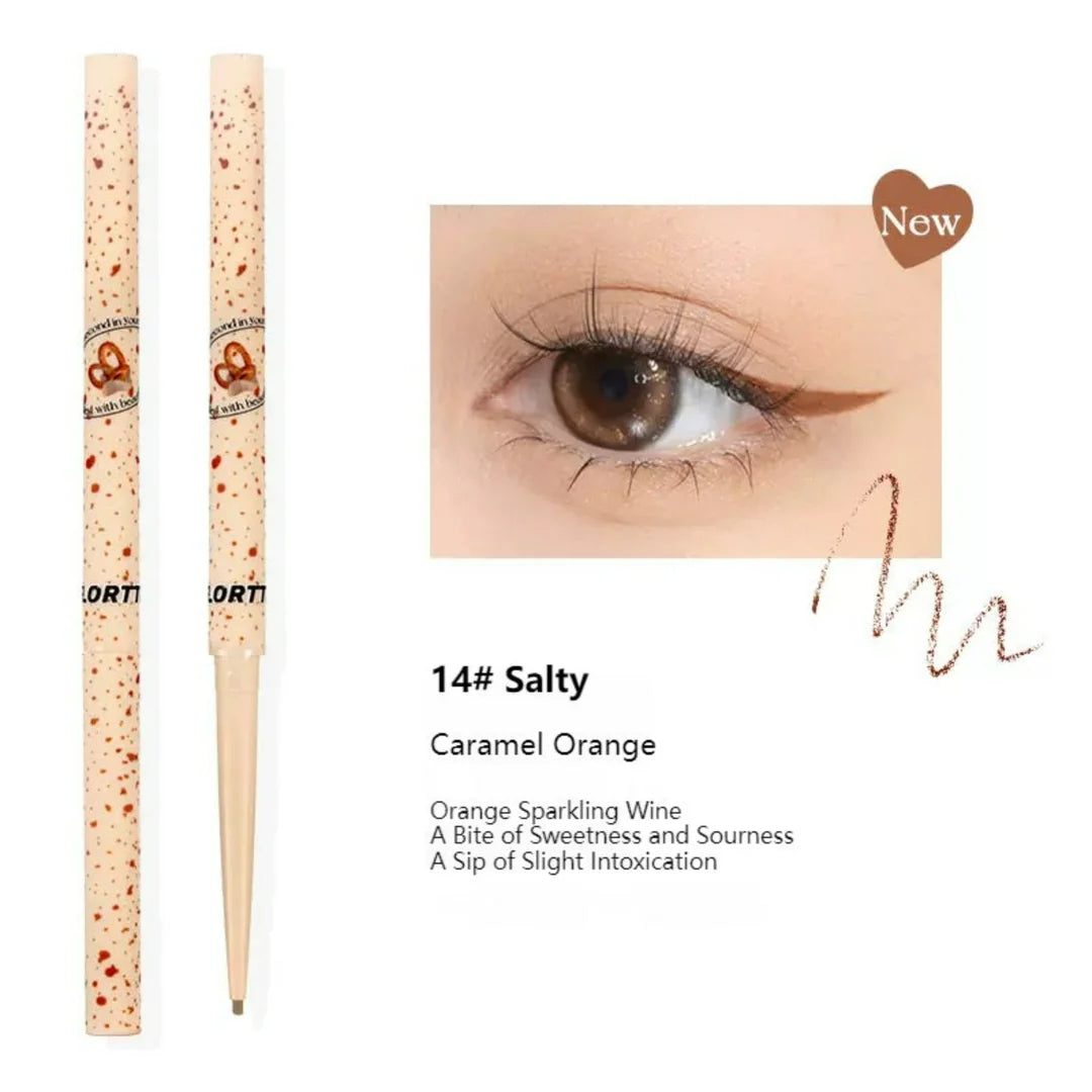 Flortte I Am Super Beauty Eyeliner Pencil 0.05g 花洛莉亚眼线胶笔怪美莉亚卧蚕阴影极细Bunny联名款