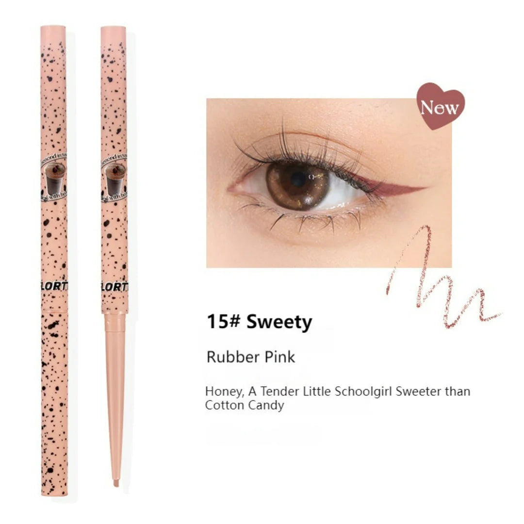 Flortte I Am Super Beauty Eyeliner Pencil 0.05g 花洛莉亚眼线胶笔怪美莉亚卧蚕阴影极细Bunny联名款