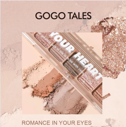 GOGOTALES Powder Mist Ruler Eyeshadow Palette 8.1g 戈戈舞粉雾尺子九色眼影盘