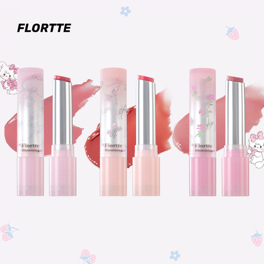 Flortte 【NEW】Love Yourself 不沾唇彩 2.4g 花洛莉亞固體唇蜜自戀口紅唇膏不易沾杯鏡面唇釉女