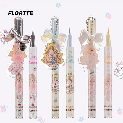 Flortte 【520】Mikko Wink Wink Liquid Eyeliner Flt071 0.5ml 花洛莉亚MIKKO联名款彩色防水眼线液笔卧蚕不易晕染