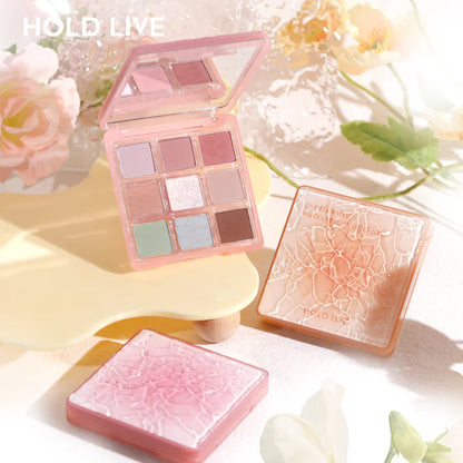 HOLD LIVE Pink Ripple Eyeshadow Palette 13.5g 候爱粉醺波纹眼影盘