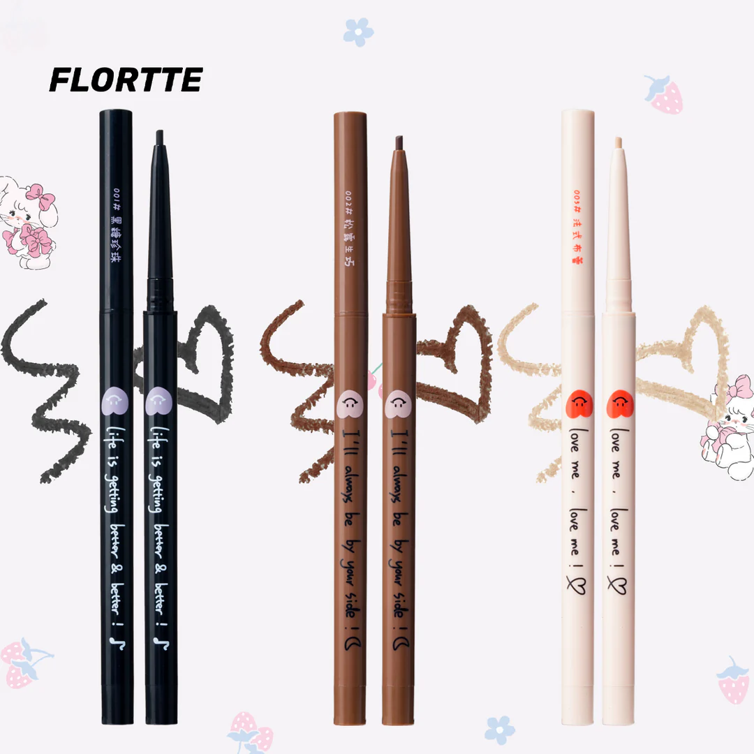 Flortte Smile Heart Gel Liner 0.05g 花洛莉亚彩色眼线胶笔比心系列防水不晕染持久新手下眼睑