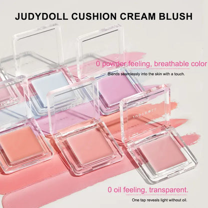 Judydoll Cushion Cream Blush 1.8g 橘朵单色腮红高光修容腮红膏腮紫哑光膨胀