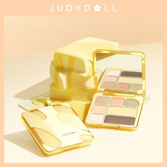 Judydoll Multi-Function Highlighter Contour Palette9.6g 橘朵黄油面部盘遮瑕膏滋润泪沟提亮高光膏修容膏