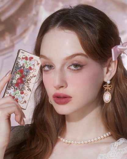 Flower Knows Strawberry Rococo 5 Color Eyeshadow Palette 6.3g 花知晓草莓洛可可眼影