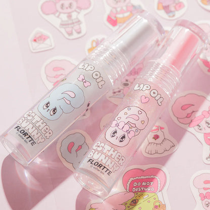 Flortte Esther Bunny Lip Serum 2.7g 花洛莉亚BUNNY联名唇部精华蜜唇油唇彩唇蜜落利亚叠涂唇釉