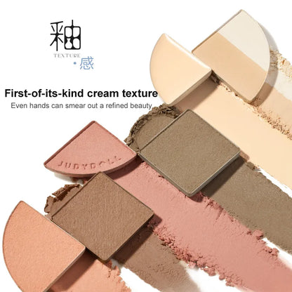 Judydoll GLAZED BEAUTY-6 Color Multi functional Palette 11g 橘朵造物系列六色面部综合盘腮红眼影经典十色彩妆盘日常春夏学生