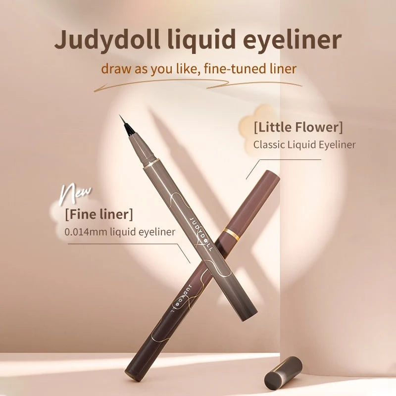 Judydoll Ultra-Fine Liquid Eyeliner  0.4g 橘朵眼线液笔极细防水不晕染持久棕色点痣