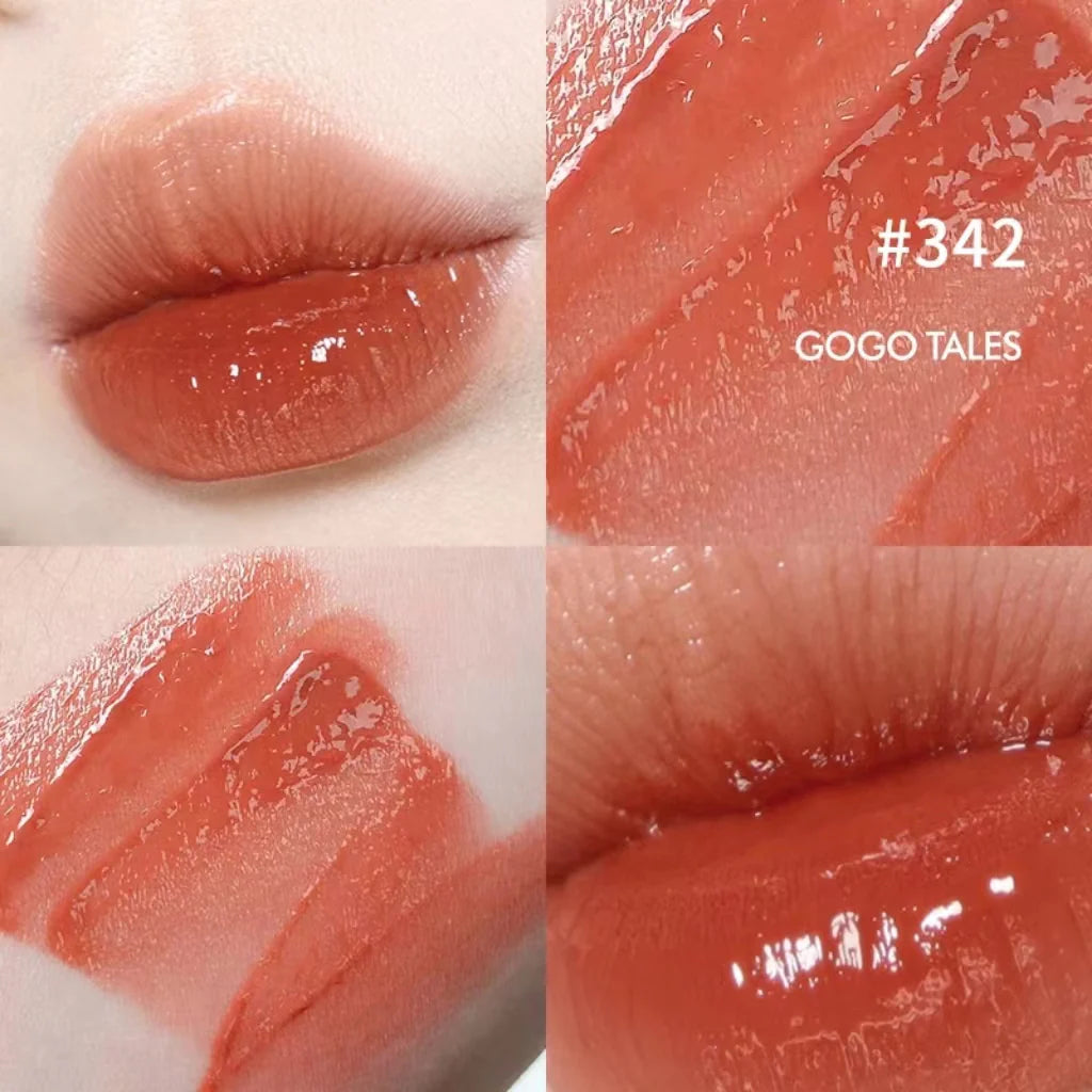 GOGOTALES Love Mirror Lip Gloss 2.8g 戈戈舞爱心镜面粉漾水光唇釉