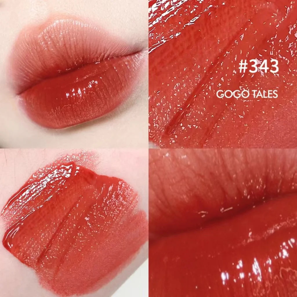 GOGOTALES Love Mirror Lip Gloss 2.8g 戈戈舞爱心镜面粉漾水光唇釉