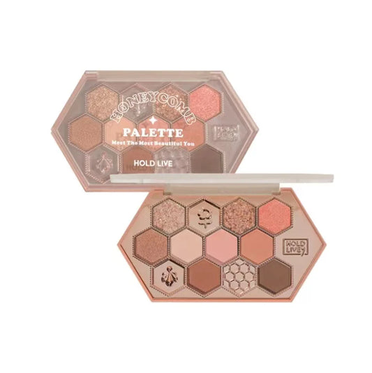 HOLD LIVE Honeycomb Diamond Eyeshadow Palette 10.8g HOLD LIVE蜂巢碎钻眼影盘